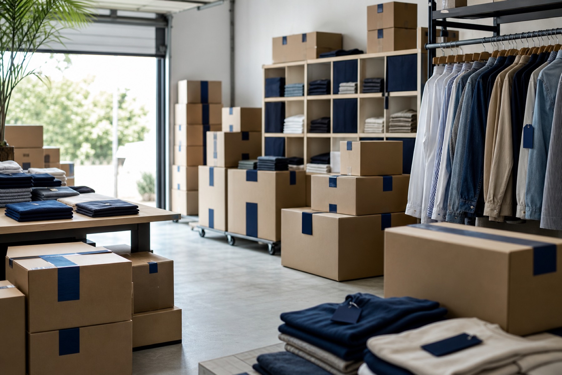 Retail inventory ready to sell in volume